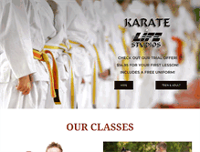 Tablet Screenshot of karatelifestudios.com